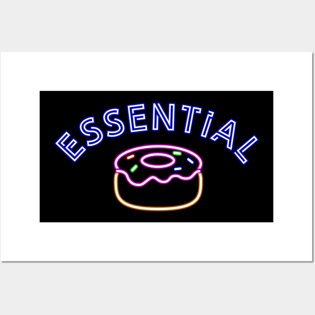 Essential Neon - Donut Wall Art by CCDesign